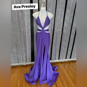 Long formal prom pageant maxi floor length dress